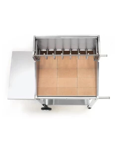BARBECUE A LEGNA/CARBONE OMPAGRILL "BEST STEEL 56659/X" CON GRIGLIA 60X35 CM