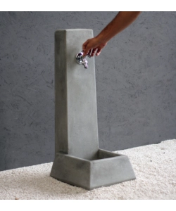 FONTANA DA GIARDINO VEDOVELLA "MALMO" GRIGIO, 27,5X35,5X77 CM - KAM
