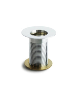 PILETTA DI SCARICO 1" PER FONTANA DA GIARDINO IN OTTONE CROMATO - KAM