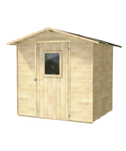 CASETTA IN LEGNO DA GIARDINO ALCE "VANIGLIA" IN ABETE 200X207X214 CM