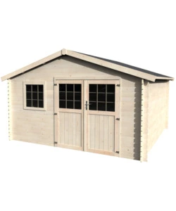 CASETTA IN LEGNO DA GIARDINO DECOR ET JARDIN "FLORAN" IN ABETE BIANCO NORDICO 430X402X251 CM