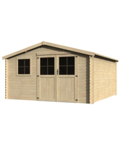 CASETTA IN LEGNO DA GIARDINO DECOR ET JARDIN "FLORAN" IN ABETE BIANCO NORDICO 430X402X251 CM