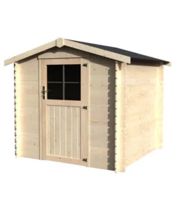 CASETTA IN LEGNO DA GIARDINO DECOR ET JARDIN "HAYA" IN ABETE BIANCO NORDICO 230X213X203 CM