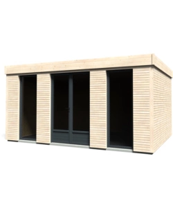 CASETTA IN LEGNO DA GIARDINO PREFABBRICATA DECOR ET JARDIN "DECOR HOME 15MQ" IN ABETE BIANCO NORDICO 497X365X250 CM