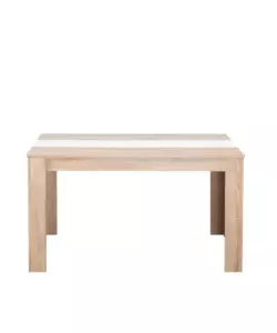 Tavolo in quercia con fascia centrale bianca 135x80,5x74,5 cm