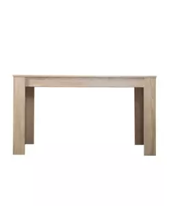 Tavolo in quercia con fascia centrale bianca 135x80,5x74,5 cm