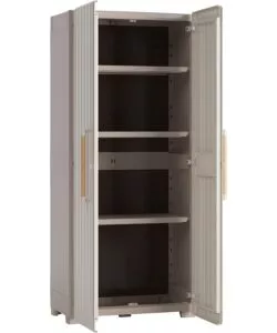 ARMADIO IN RESINA ALTO KETER "GROOVE" BEIGE, 80X45X180 CM