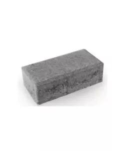 MASSELLO AUTOBLOCCANTE IN CEMENTO COLORE GRIGIO, 10X20X5 CM