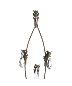 APPLIQUE 3 LUCI "TERESA" BRONZO, E14