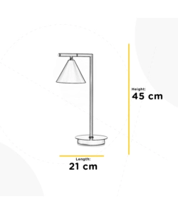 LAMPADA DA TAVOLO "TAKA" NERO, E27