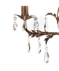 LAMPADARIO A 3 LUCI "TERESA" BRONZO, E14