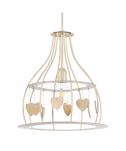 LAMPADARIO "LEONILDE" AVORIO, E27
