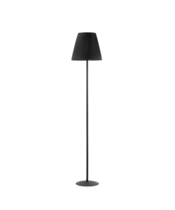 PIANTANA "LORIS" NERO CON PARALUME NERO, E27