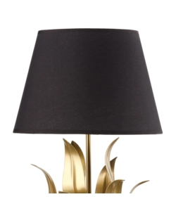 LAMPADA DA TAVOLO "DRUSILLA" NERA E ORO, E27