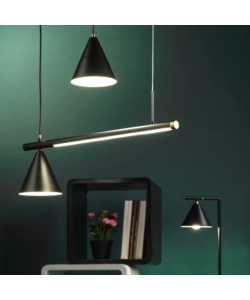 LAMPADA A SOSPENSIONE "TAKA" CON LED E 2 LUCI,  4000K E14