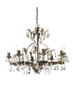 LAMPADARIO 8 LUCI BR
