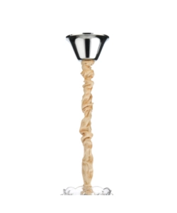 LAMPADARIO A 8 LUCI "SVETLANA" CRISTALLO/CROMO, E14