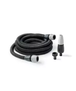 TUBO DA GIARDINO AUTO-ESTENSIBILE G.F. "AQUAPOP GREY EASY" IN TESSUTO, 15 METRI