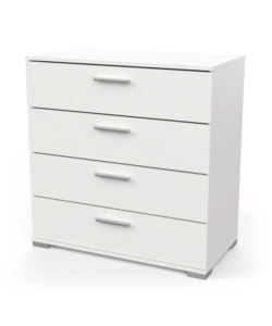 CASSETTIERA 4 CASSETTI "IZZY" BIANCO OPACO 79,7X41,9X82,6 CM