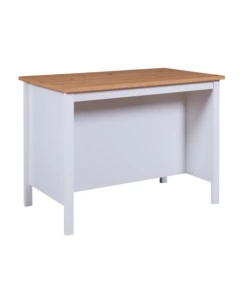 ISOLA MULTIFUNZIONE BIANCO E ROVERE, 124X75X91,5 CM