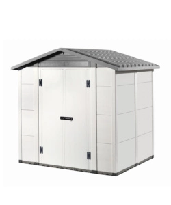 CASETTA DA GIARDINO "URBAN 200" GRIGIO, 220X181X216 CM - GAROFALO