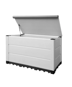 BAULE DA ESTERNO GAROFALO "STORAGE BOX URBAN 150" IN PVC GRIGIO 150 LT 82,5X48X56 CM
