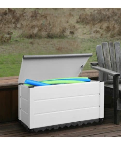 BAULE DA ESTERNO GAROFALO "STORAGE BOX URBAN 230" IN PVC GRIGIO 230 LT 123X48X56 CM