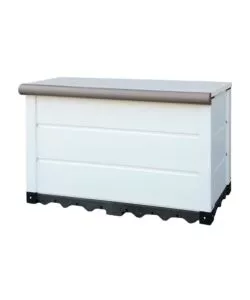 BAULE DA ESTERNO GAROFALO "STORAGE BOX TUCANY EVO 150" IN PVC BIANCO 150 LT 82,5X48X56 CM