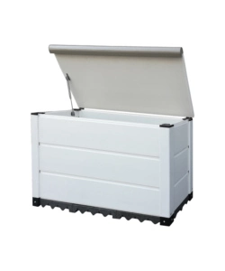 BAULE DA ESTERNO GAROFALO "STORAGE BOX TUCANY EVO 150" IN PVC BIANCO 150 LT 82,5X48X56 CM