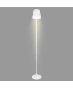 LAMPADA DA TERRA LED RICARICABILE E REGOLABILE IN ALTEZZA BIANCA, 400 LUMEN