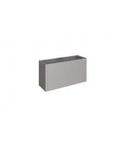 AIUOLA RIALZATA DA ESTERNO GRIGIO QUARZO METALLIZZATO, MISURA 1,5X0,50 - BIOHORT
