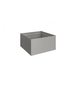AIUOLA RIALZATA DA ESTERNO GRIGIO QUARZO METALLIZZATO, MISURA 1,5X1,5 - BIOHORT