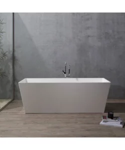 VASCA DA BAGNO "COMO" BIANCO LUCIDO, 157X71X56 CM