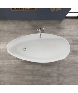 VASCA DA BAGNO "MAGGIORE" BIANCO LUCIDO, 157X71X56 CM