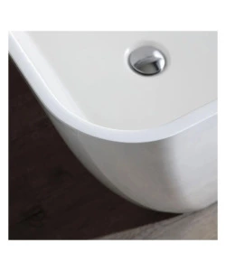 VASCA DA BAGNO "TRANSIMENO" BIANCA, 159X70,5X61,8 CM