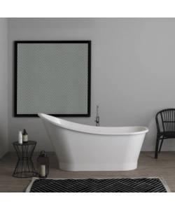 VASCA DA BAGNO "RESIA" BIANCA, 159X80X49 CM