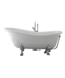 VASCA DA BAGNO "CAREZZA" BIANCA, 167X75,2X64,3 CM