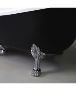 VASCA DA BAGNO "CAREZZA" NERA, 167X75,2X64,3 CM