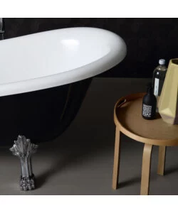 VASCA DA BAGNO "CAREZZA" NERA, 167X75,2X64,3 CM