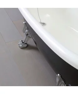 VASCA DA BAGNO "CAREZZA" NERA, 167X75,2X64,3 CM