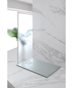 PIATTO DOCCIA EFFETTO PIETRA GRIGIO, 80X120 CM