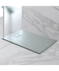 PIATTO DOCCIA EFFETTO PIETRA GRIGIO, 80X120 CM