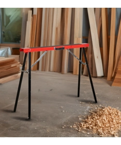 CAVALLETTO DA LAVORO PIEGHEVOLE EASY SYSTEM CON MANIGLIA CON PORTATA 125 KG 99,8X39,2XH80 CM