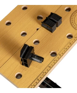 CAVALLETTO BANCO DA LAVORO IN METALLO, PORTATA MASSIMA 100 KG - 60.5X65XH76 CM