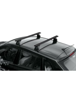 BARRE PORTATUTTO "EVOS SILENZIO BLACK" IN ALLUMINIO S 108 CM - N15079
