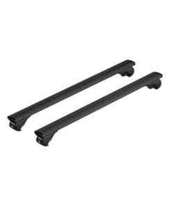 SET COMPLETO BARRE PORTATUTTO "EVOS SILENZIO BLACK RAIL" IN ALLUMINIO L 128 CM - N15091