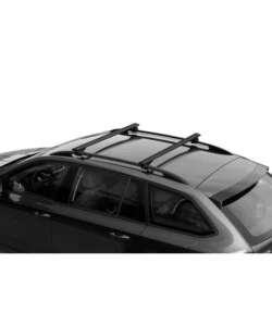 SET COMPLETO BARRE PORTATUTTO "EVOS SILENZIO BLACK RAIL" IN ALLUMINIO XL 140 CM - N15092