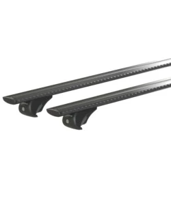 SET COMPLETO BARRE PORTATUTTO "EVOS SILENZIO BLACK RAIL" IN ALLUMINIO XL 140 CM - N15092