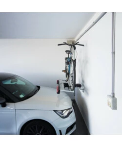 SUPPRTO UNIVERSALE PER PORTABICICLETTE POSTERIORI A GANCIO TRAINO CON FISSAGGIO A MURO O SOFFITTO - N50950