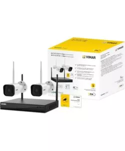KIT WIFI 3MPX CON 2 TELECAMERE BULLET OB. 3,6MM